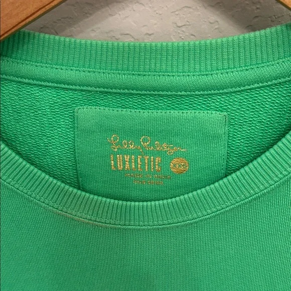 Lilly Pulitzer Vibrant Green Pullover - Picture 5 of 11